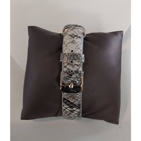 Nice Women's Sailor Jane Snakeskin Textured MOP & Crystal Case Watch - Picture 2 of 3